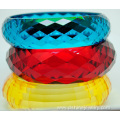 Plastic Colorful Craft Bangles Clear Engraved Bangles